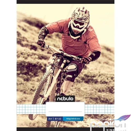 Füzet 87-32 A4 kockás Nebulo Xtreme minták A minta nem választható! 32lap/70g