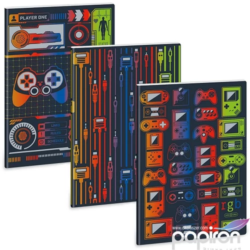 Füzet 87-40 A4 kockás Ars Una A/4 Extra Kapcsos Füzet-Négyzethálós Rgb 53124852