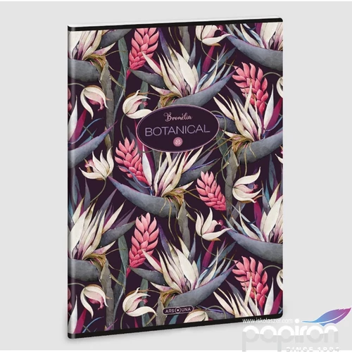 Füzet 87-40 A4 kockás Ars Una Bromelia (5327) 23 53123275 A/4-es négyzethálós 40lapos 75g
