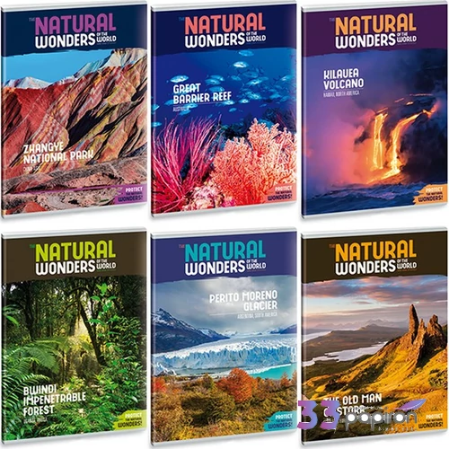 Füzet 87-40 A4 kockás Ars Una Extra kapcsos Natural Wonders 21' 53121028 A/4-es négyzethálós 40lapos 75g
