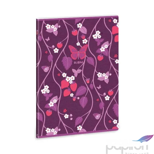 Füzet 81-40 A4 vonalas Ars Una Bloom Papillon(5250) 53112507 A/4 vonalas 40lapos 75gr-os füz