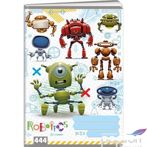 Füzet A4 Argus Robotok vonalas 40 lapos 1582-0327