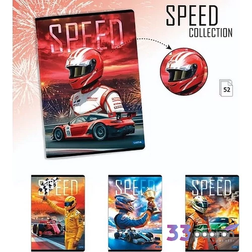 Füzet A4 kockás 52lap A/4 Speed '25