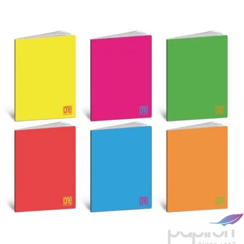 Füzet A4 kockás Blasetti One Color Fluo 80g  42l 7717