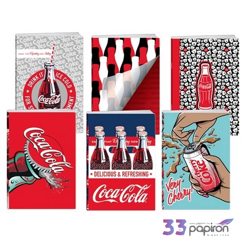 Füzet 50lapos A4 kockás Bestbuy Coca-Cola vegyes mintával