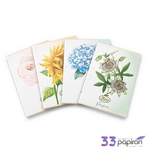 Füzet A/4 Pigna Flower speci A/4 tűzött 42 lapos vonalas margós 02326100C