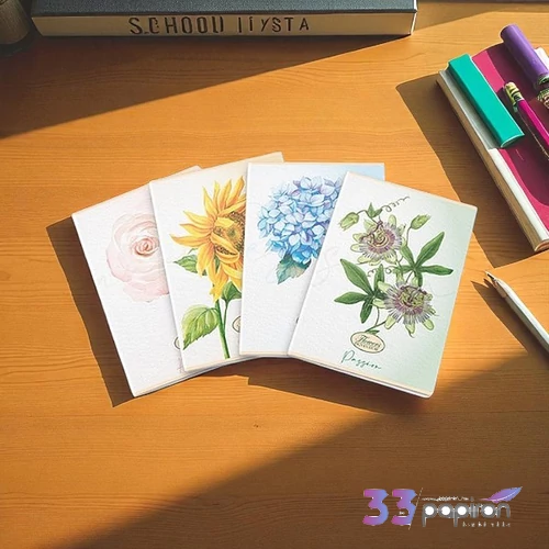 Füzet A/4 Pigna Flower speci A/4 tűzött 42 lapos vonalas margós 02326100C