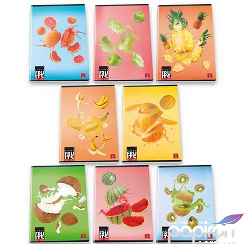 Füzet A4 vonalas Pigna Fruits 42 lapos, a minta nem választható