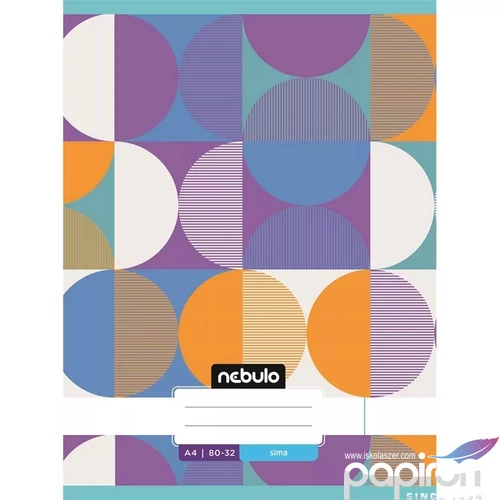Füzet 80-32 A4 sima Nebulo L-Design minták A minta nem választható! 32lap/70g
