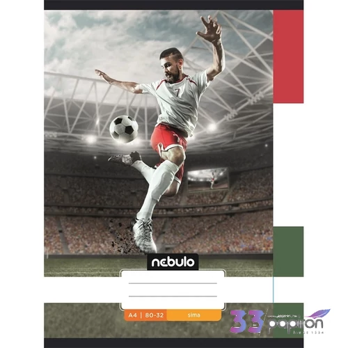 Füzet 80-32 A4 sima Nebulo Xtreme minták A minta nem választható! 32lap/70g