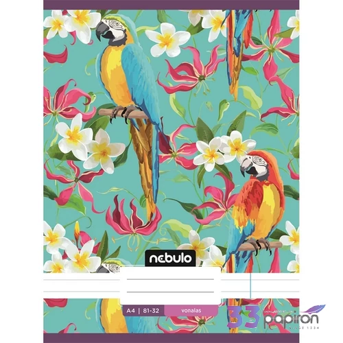 Füzet 81-32 A4 vonalas Nebulo L-Design minták A minta nem választható! 32lap/70g