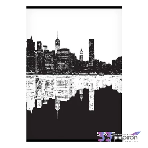 Füzet A4 vonalas Street 54 lap Black