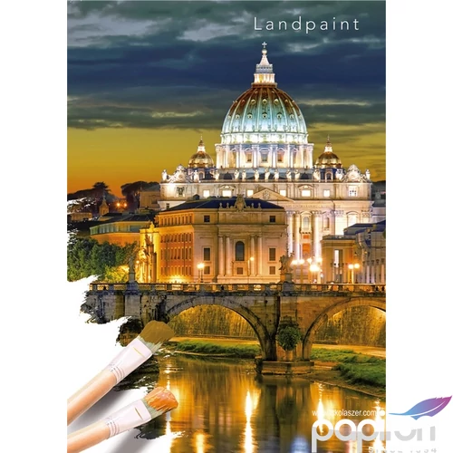 Füzet A5 Landpaint 601642l 80gr kockás Blasetti