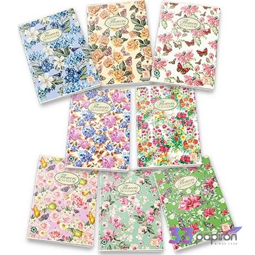 Füzet A/5 Pigna Nature Flowers 42 lapos vonalas 0208835 1R