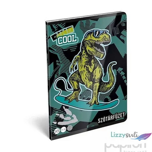 Füzet A/5 szótár Dino Cool 