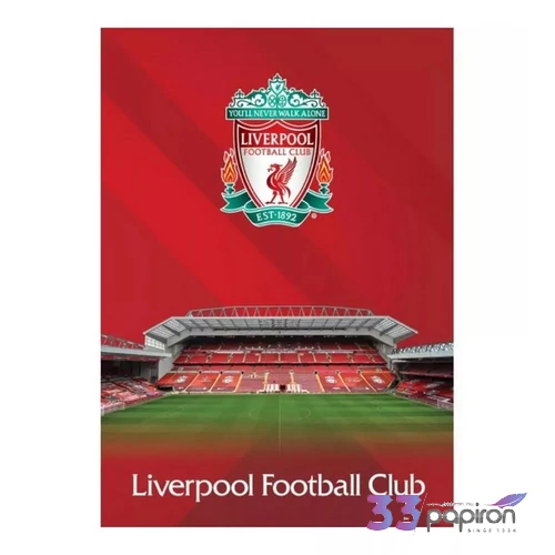 Füzet A6 vonalas 100lap, 80g, Liverpool keménykötésű 63416