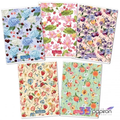 Füzet BLASETTI A/5 vonalas Petits Fruits 42L 8879