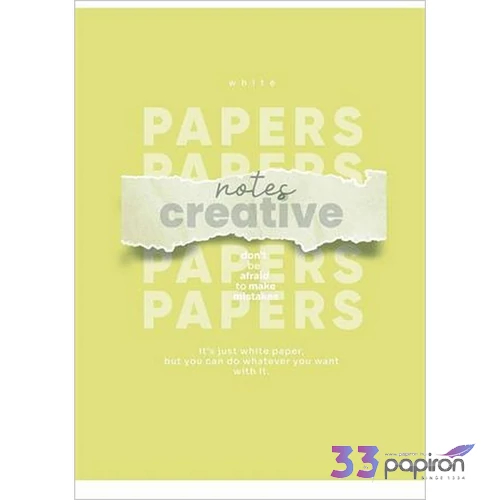 Füzet tűzött A4 kockás 80 lap SHKOLYARYK Notes Creative