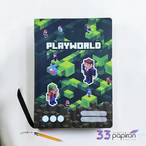 Füzet vonalas 12-32 A/5 OXY  3 Play world 32 lapos