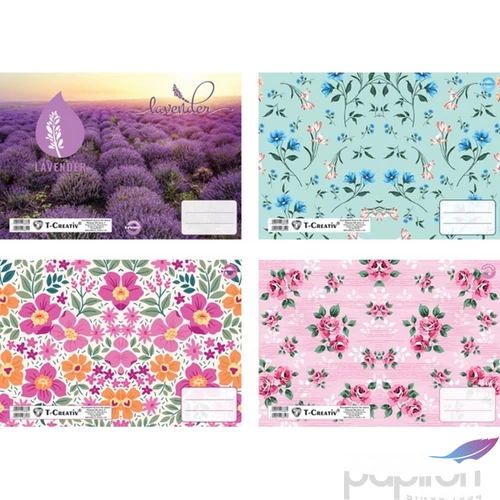 Füzetborító A5 Betétes Flowers
