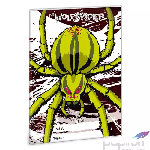 Füzetborító A5 bújtatós Ars Un Farkas pók The Wolf Spider 18' 90267604 tankönyv és füzetborító kollekc