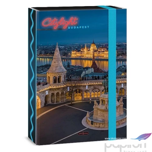 Füzetbox A4 Ars Una 24' City light-Budapest (5437) Prémium minőség