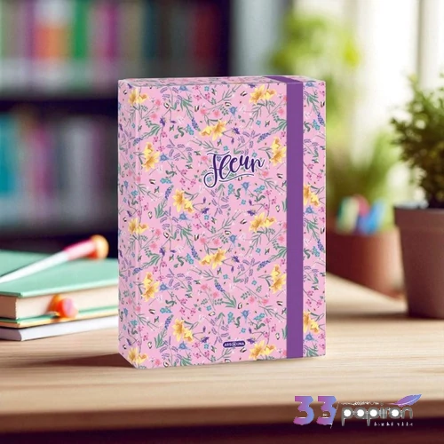Füzetbox A4 Ars Una 24' Fleur (5366) virág 50853663 prémium minőség