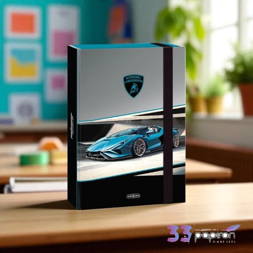 Ars Una A4 Füzetbox 24' Lamborghini autó 50853366 prémium minőség