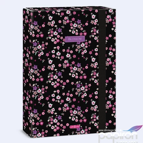 Füzetbox A4 Ars Una 24' Pearl Blossom black (5377) 50853779