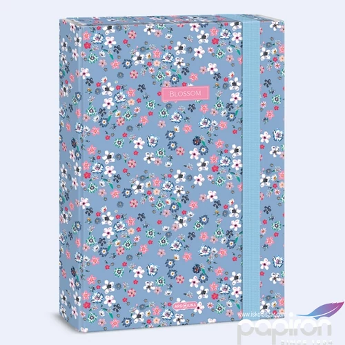 Füzetbox A4 Ars Una 24' Pearl Blossom blue (5376) 50853762