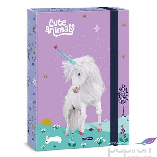 Füzetbox A4 Ars Una 25' Cute Animal Unicurn 50854486 prémium
