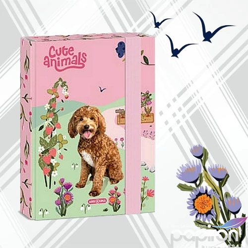 Füzetbox A4 Ars Una 25' Cute Animals Doggie 50854585 50854585