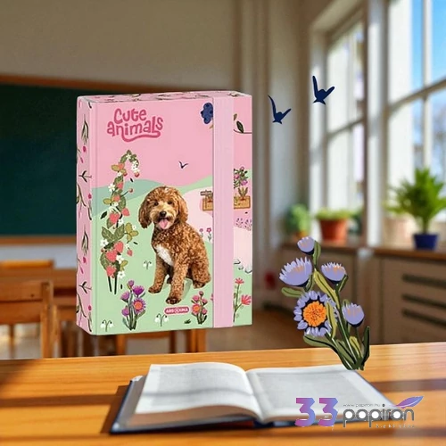 Ars Una A4 Füzetbox 25' Cute Animals Doggie 50854585 prémium minőség
