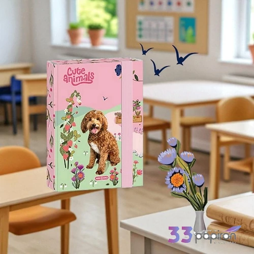 Ars Una A4 Füzetbox 25' Cute Animals Doggie 50854585 prémium minőség