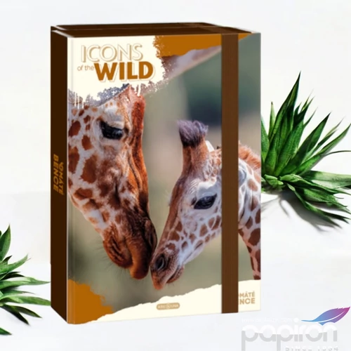 Füzetbox A4 Ars Una 25 Icons Of The Wild-Giraffes (5505) 25 50855056