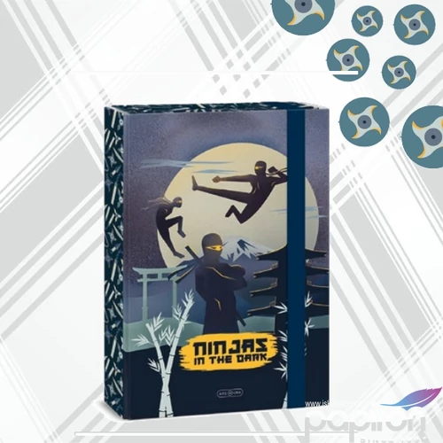 Füzetbox A4 Ars Una 25' Ninjas in the dark 50854578 50854578