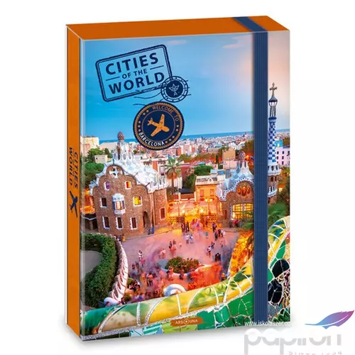 Füzetbox A4 Ars Una Cities-Barcelona (5238) 22 50852383 prémium