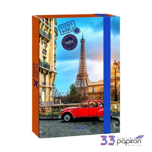 Ars Una A4 Füzetbox 22' Cities-Paris 50852376 prémium minőség