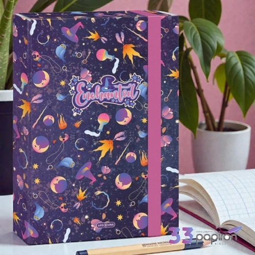 Ars Una A4 Füzetbox 22' Enchanted lila 50853502 prémium minőség