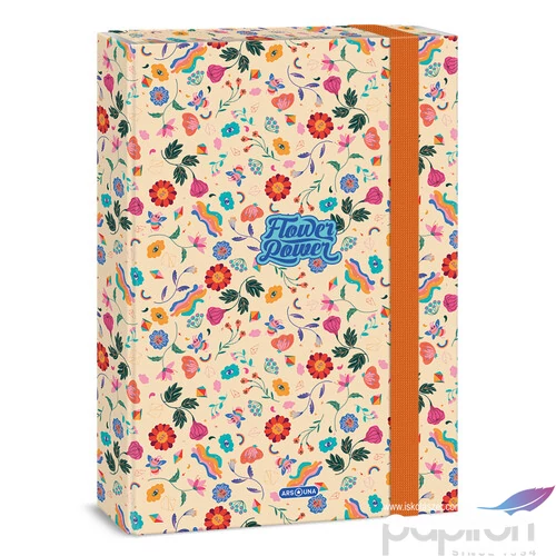 Füzetbox A4 Ars Una Flower Power (5260) 23 50852604 prémium