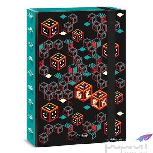 Füzetbox A4 Ars Una Geek (5256) 23 kocka 50852567 prémium