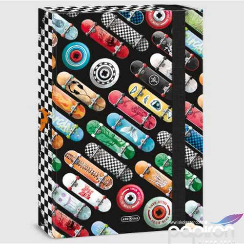 Füzetbox A4 Ars Una Rollin’ Mania (5228) 22 gördeszka 50852284 prémium