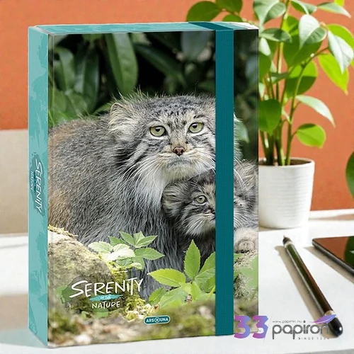 Ars Una A4 Füzetbox 22' Serenity-manul 50853311 prémium minőség
