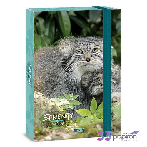 Ars Una A4 Füzetbox 22' Serenity-manul 50853311 prémium minőség