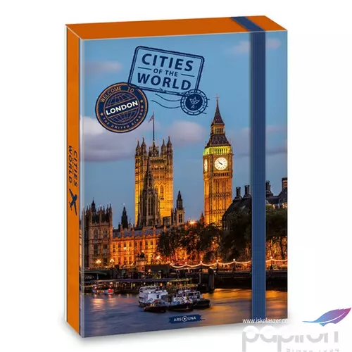 Füzetbox A4 Ars Una Cities-London (5236) 22 50852369 prémium