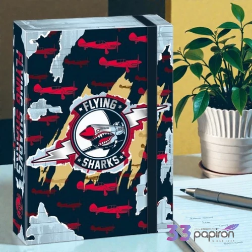 Ars Una A4 Füzetbox 20' Flying Shark - repülő 50850013 prémium minőség