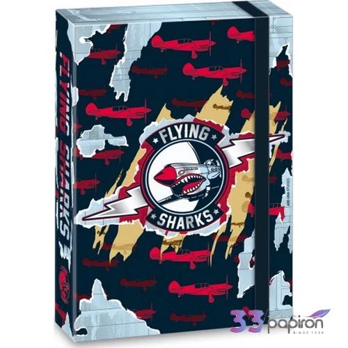 Ars Una A4 Füzetbox 20' Flying Shark - repülő 50850013 prémium minőség
