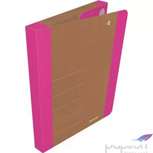 Füzetbox A4 Donau 30mm, karton Life, neon rózsaszín 