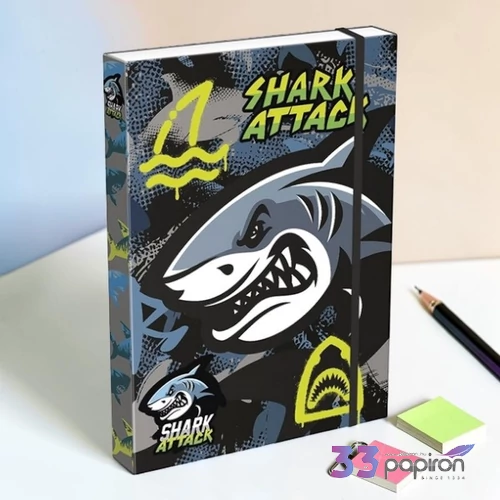 Füzetbox A4 Lizzy 26 Shark Attack 