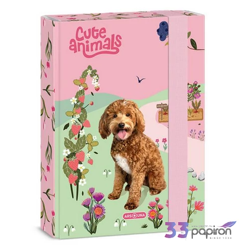 Ars Una A5 Füzetbox 25' Cute Animals Doggie 50864584 prémium minőség